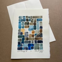 Light Pathways F - Blank Watercolor Card