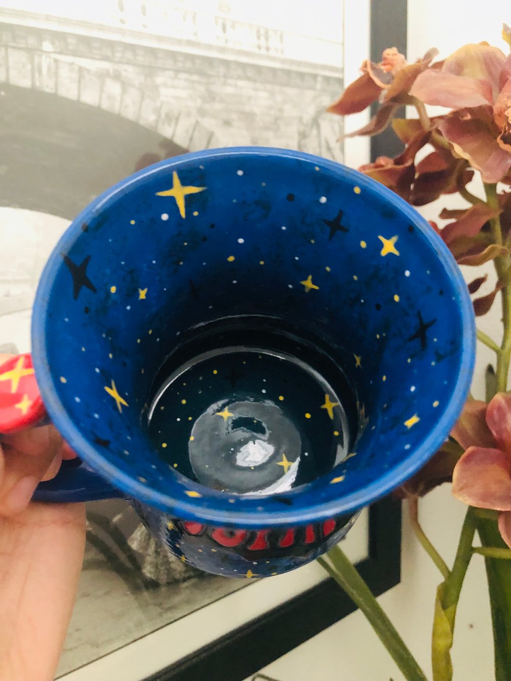 Image of Bunny L-Creature mug and Mothman mug