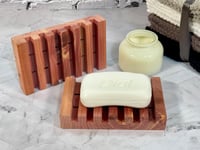 Image 1 of Aromatic Red Cedar Large Soap Deck - Soap Dish