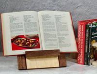 Image 2 of Grandma's Kitchen Cookbook Stand with Magnetic Fold-Away Design