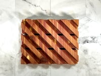 Image 3 of Aromatic Red Cedar Diagonal Soap Deck - Soap Dish