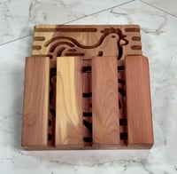 Image 5 of Aromatic Red Cedar Chicken Soap Deck - Soap Dish