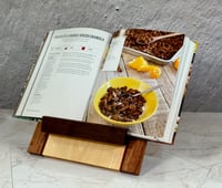 Image 2 of Mom's Kitchen Cookbook Stand with Magnetic Fold-Away Design