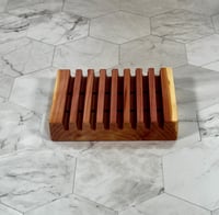 Image 3 of Aromatic Red Cedar Soap Deck - Soap Dish