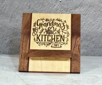 Image 3 of Grandma's Kitchen Cookbook Stand with Magnetic Fold-Away Design