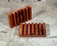 Image 3 of Aromatic Red Cedar Large Soap Deck - Soap Dish