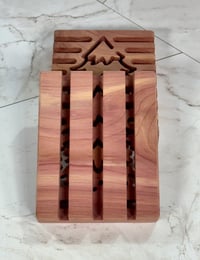 Image 5 of Aromatic Red Cedar Christmas Tree Pine Tree Soap Deck - Soap Dish