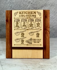 Image 3 of Mom's Kitchen Cookbook Stand with Magnetic Fold-Away Design