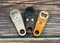Image 3 of Bottle Opener - Magnetic - Hardwood (Walnut, Hard Maple, Tigerwood)