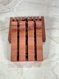 Image 5 of Aromatic Red Cedar Autumn Leaf Soap Deck - Soap Dish