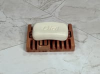 Image 3 of Aromatic Red Cedar Cross Soap Deck - Soap Dish - Cross - Christian - Christmas - Easter