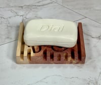 Image 3 of Aromatic Red Cedar Cow Soap Deck - Soap Dish