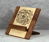 Image 4 of Grandma's Kitchen Cookbook Stand with Magnetic Fold-Away Design