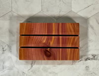 Image 5 of Aromatic Red Cedar Large Soap Deck - Soap Dish