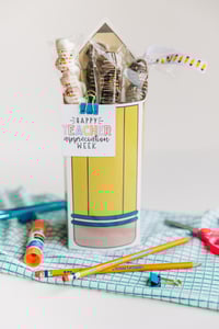 Pencil Box 6 count Pretzees