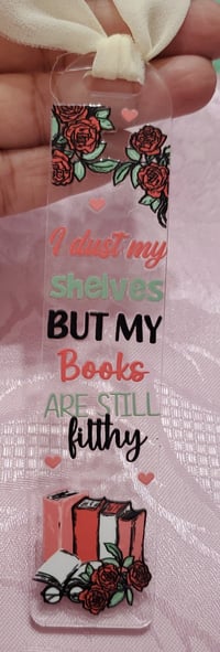 Image 3 of Spicy Book Reader Acrylic Bookmarks 