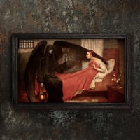 Image 2 of Gothic Wall Art Print: Death and the Maiden, Dark Fantasy Decor