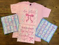 Floral Stripe + Bow Faith Based Tees