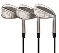 Image 1 of MALBON X BETTINARDI GANGSTER BUCKETS SATIN NICKEL HLX WEDGE SET (50°, 54°, 58°) [2026]