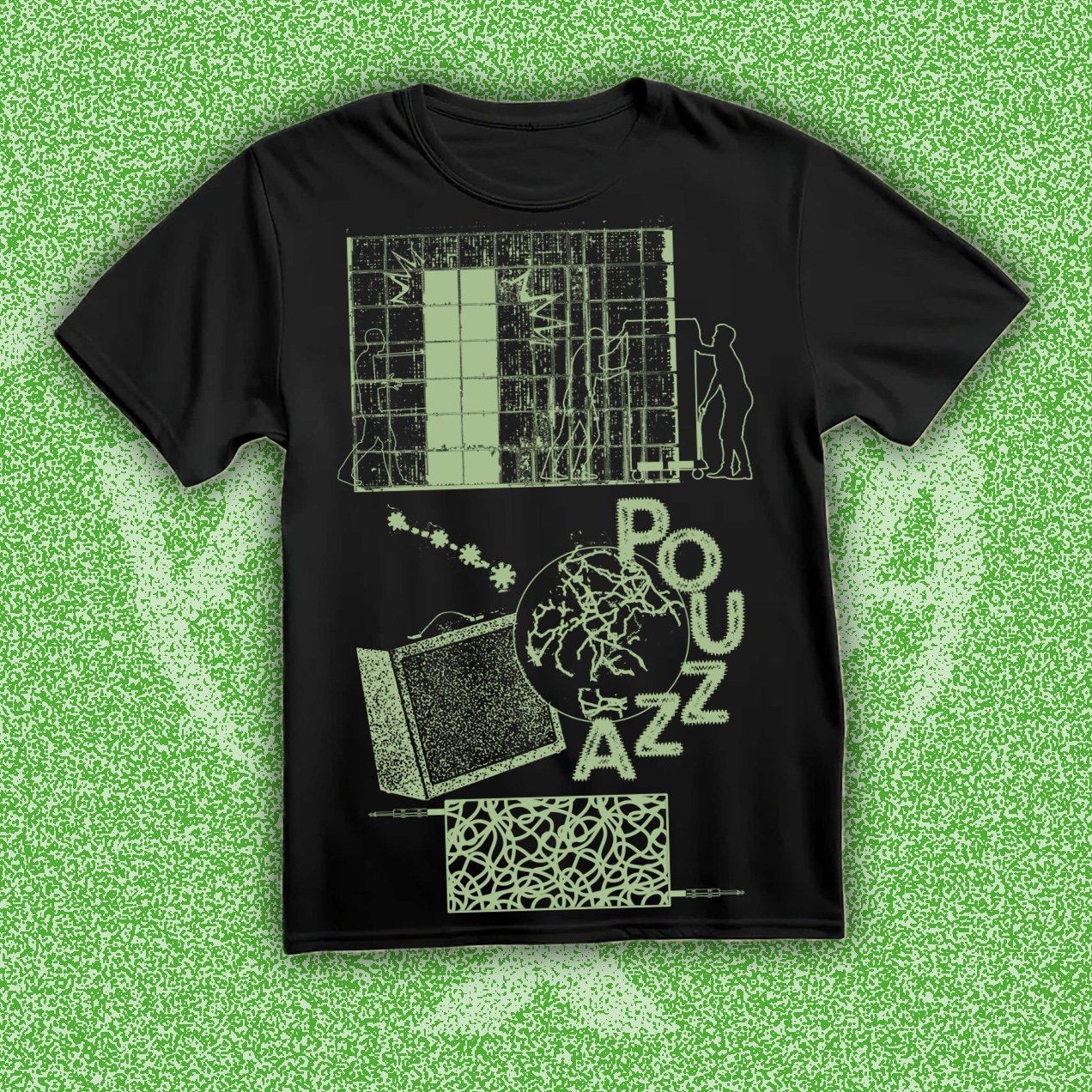 Image de Pouzza " Ampli lourd " T-shirt ( Pouzza 14 Collection )