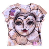 Image 1 of Flower face baby T size M