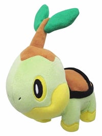 Sanei Pokemon All Star Collection PP87 Turtwig Plush, 6"