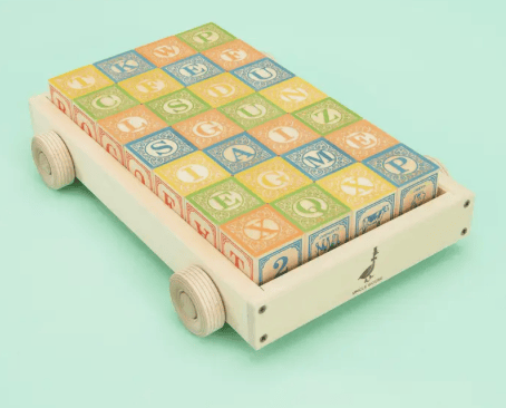 Classic ABC Blocks with Wagon - Image 1 of 1