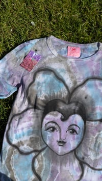 Image 2 of Flower baby geode tie dye long sleeve (M)