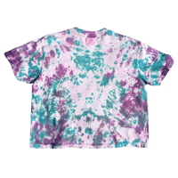 Image 3 of Free motion rose applique boxy T (L)