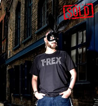 Image 1 of SOLD Hand customised T Rex T shirt