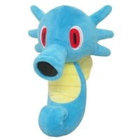 Sanei Pokemon All Star Collection PP167 Horsea Plush, 7.5"