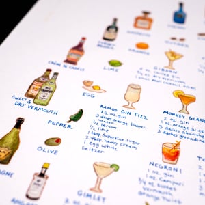 Image of Cocktails poster