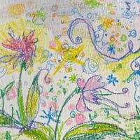 Image 2 of “blooming flowers” original signed drawing