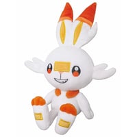 Sanei Pokemon All Star Collection PP150 Scorbunny Plush, 10"