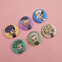Image 2 of JoJo's Bizarre Adventure Chibi Button Badges 