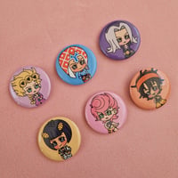 Image 3 of JoJo's Bizarre Adventure Chibi Button Badges 
