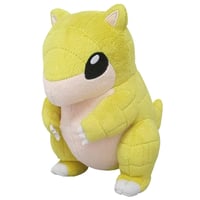 Sanei Pokemon All Star Collection PP106 Sandshrew Plush, 6"