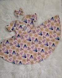 Image 2 of Winnie pooh dress and bow 