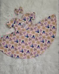 Image 1 of Winnie pooh dress and bow 