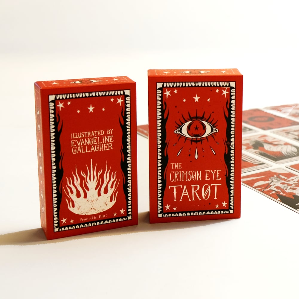 Image of The Crimson Eye Tarot Deck