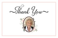 Image 2 of Classic Funeral Program & Thank You Card