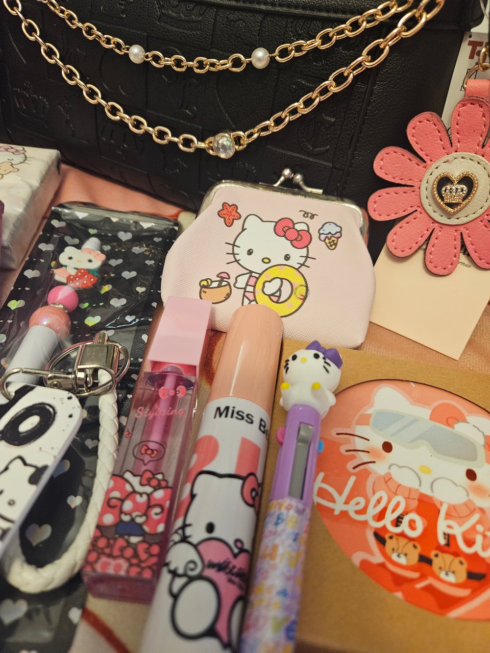 Image of DO NOT PURCHASE Carolinas Custom RESERVED Hello Kitty Black & Pink Juicy Bundle 