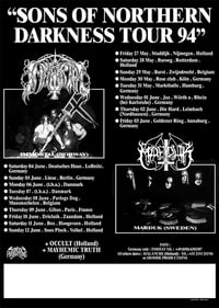 Sons Of Northern Darkness Tour '94