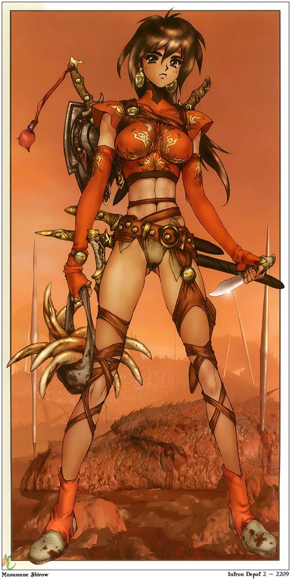 SHIROW MASAMUNE ARTWORKS IN THE SHELL