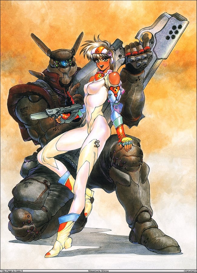 SHIROW MASAMUNE ARTWORKS IN THE SHELL