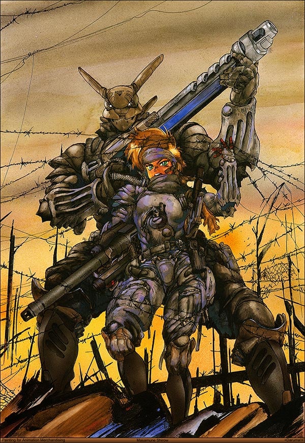 SHIROW MASAMUNE ARTWORKS IN THE SHELL