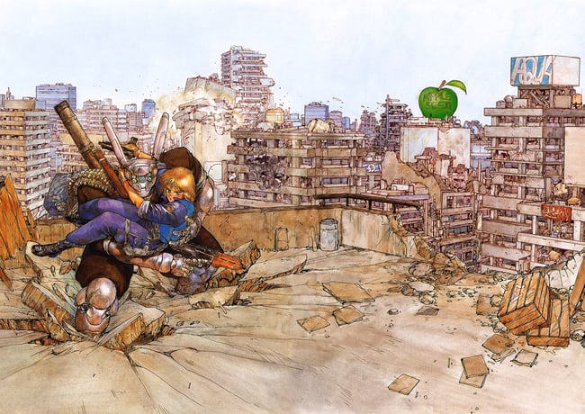 SHIROW MASAMUNE ARTWORKS IN THE SHELL