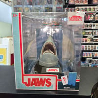 Jaws Shark figure 50th Anniversary Movie Maniacs Poster 3D 1975 Mcfarlane
