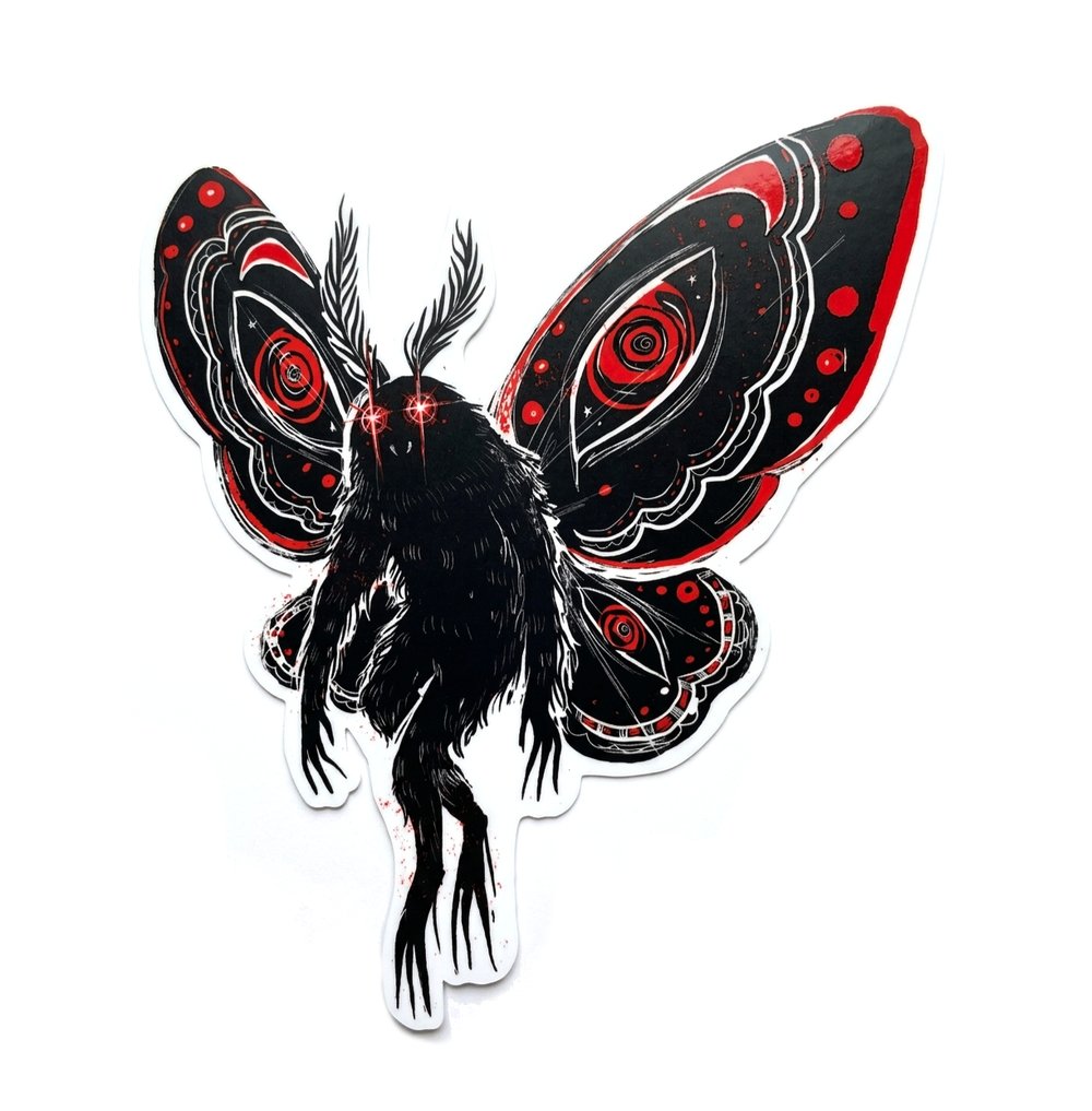 Image of Mothman Sticker