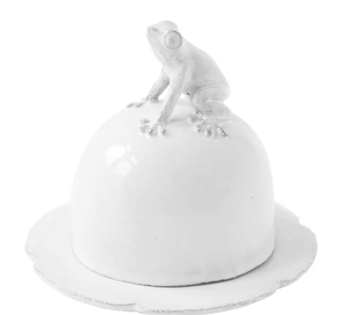 Astier De Villatte Butter Dishes (Frog or Radish) - Image 1 of 2